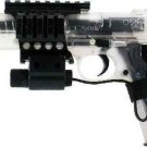 Colt 1911 Laser Airsoft Spring Gun CLEAR