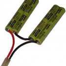 Sanyo 9.6V 1650 mAH Ni-MH Small Battery - Airsoft Batt