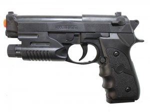 A&K M9 M92 Spring Airsoft Laser Gun BLK
