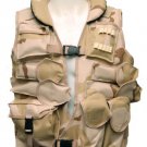 Airsoft Tactical Vest Desert Camo 31DC