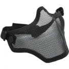 BRAVO Tac Gear Strike Airsoft Metal Mesh Mask Black