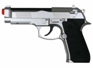 TSD M9 CO2 Gas Airsoft Gun Pistol SILVER