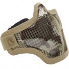 BRAVO TacGear Mesh Half Mask Desert Camo - Airsoft