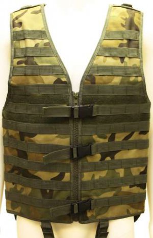 Airsoft MOLLE Combat Tactical Vest CAMO