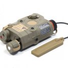 VFC PEQ 15 Illuminator Laser & LED Tan - Airsoft