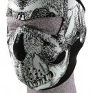ZAN Headgear Glow in the Dark Face Mask - Airsoft