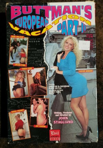 BUTTMAN'S EUROPEAN VACATION PART II VHS EVIL ANGEL