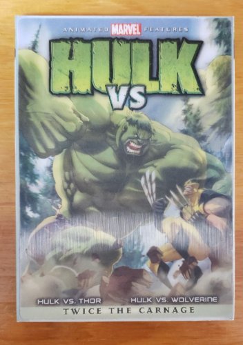 HULK VS. - THOR WOLVERINE DVDs 3D SLIP COVER