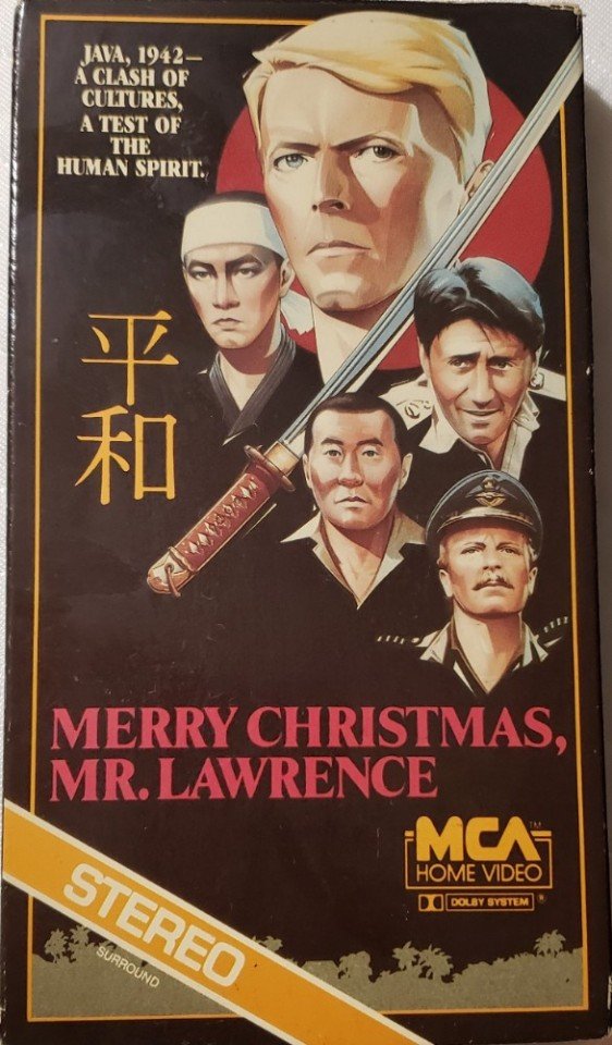 MERRY CHRISTMAS, MR. LAWRENCE VHS 1983 WAR DAVID BOWIE