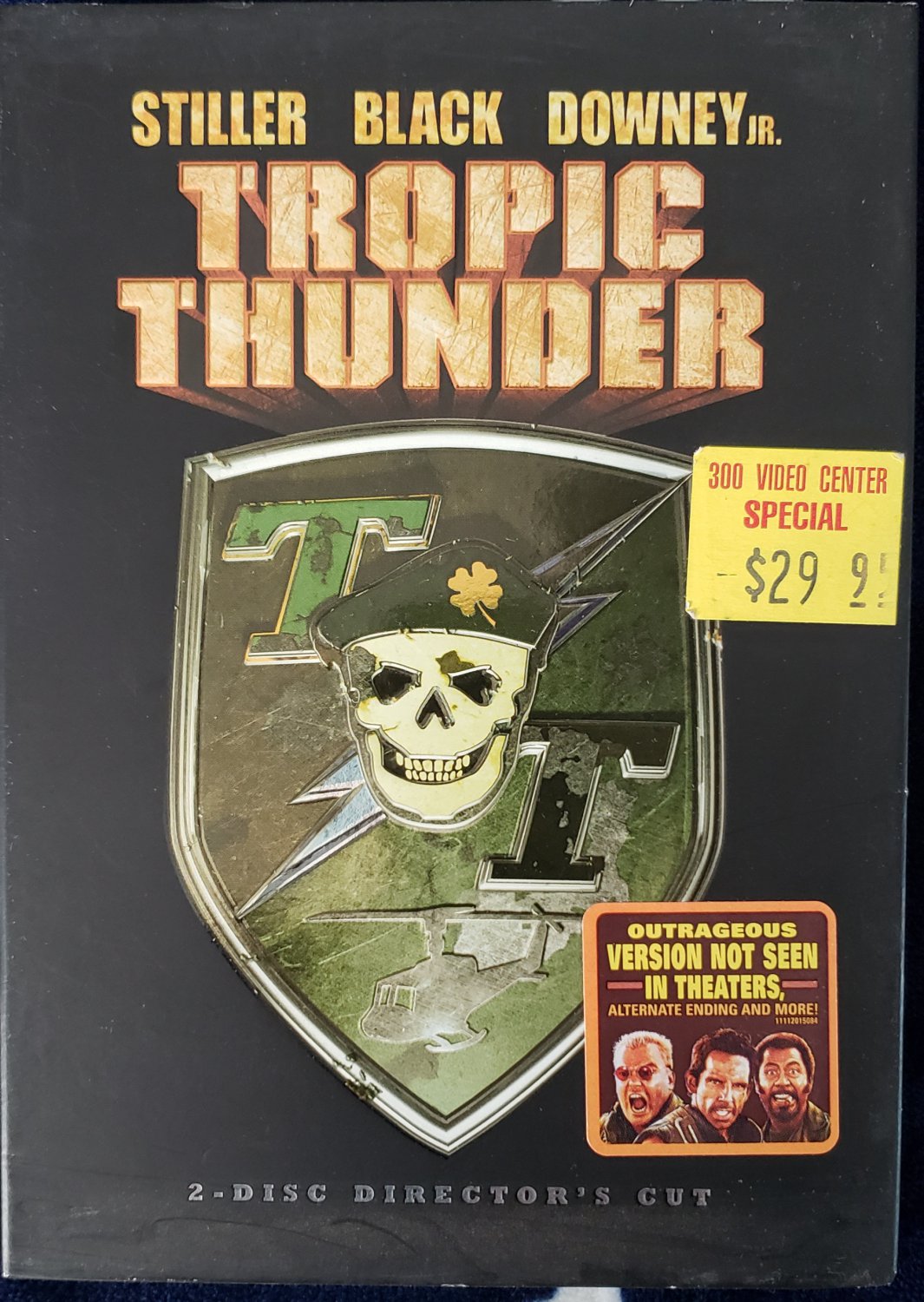 TROPIC THUNDER 2008 2-DISC DIRECTOR'S CUT DVDs