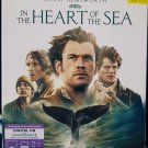 IN THE HEART OF THE SEA BLU-RAY+DVD NEW SEALED 2015 CHRIS HEMSWORTH