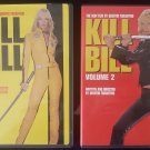LOT OF 2 KILL BILL VOLUME 1 + 2 DVDs UMA THURMAN