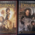 LOT OF 2 LORD OF THE RINGS DVDs THE TWO TOWERS+RETURN OF THE KING