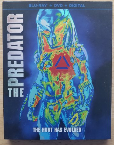 THE PREDATOR THE HUNT HAS EVOLVED SPECIAL EDITION BLU-RAY+DVD BOOKLET 2018