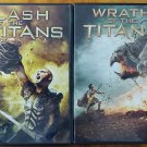 LOT OF 2 CLASH OF THE TITANS+WRATH OF THE TITANS DVDs SAM WORTHINGTON