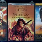 LOT OF 3 DVDS THE ALAMO THE LAST OF MOHICANS THE PATRIOT