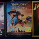 LOT OF 3 HARRISON FORD DVDs THE FUGITIVE COWBOYS & ALIENS INDIANA JONES