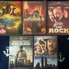 LOT OF 5 NICOLAS CAGE DVDs KNOWING NATIONAL TREASURE 2 BOOK OF SECRETS