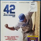 42 THE JACKIE ROBINSON STORY 2013 BLU RAY + DVD CHADWICK BOSEMAN HARRISON
