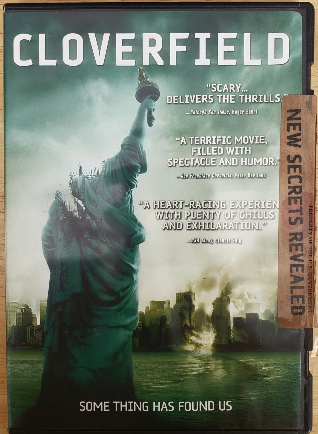 CLOVERFIELD DVD 2008