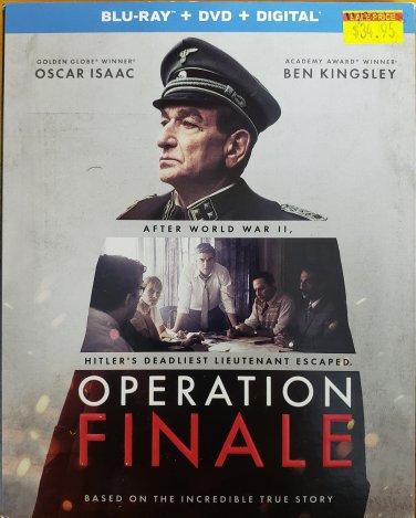 OPERATION FINALE 2018 BLU-RAY+DVD OSCAR ISAAC BEN KINGSLEY