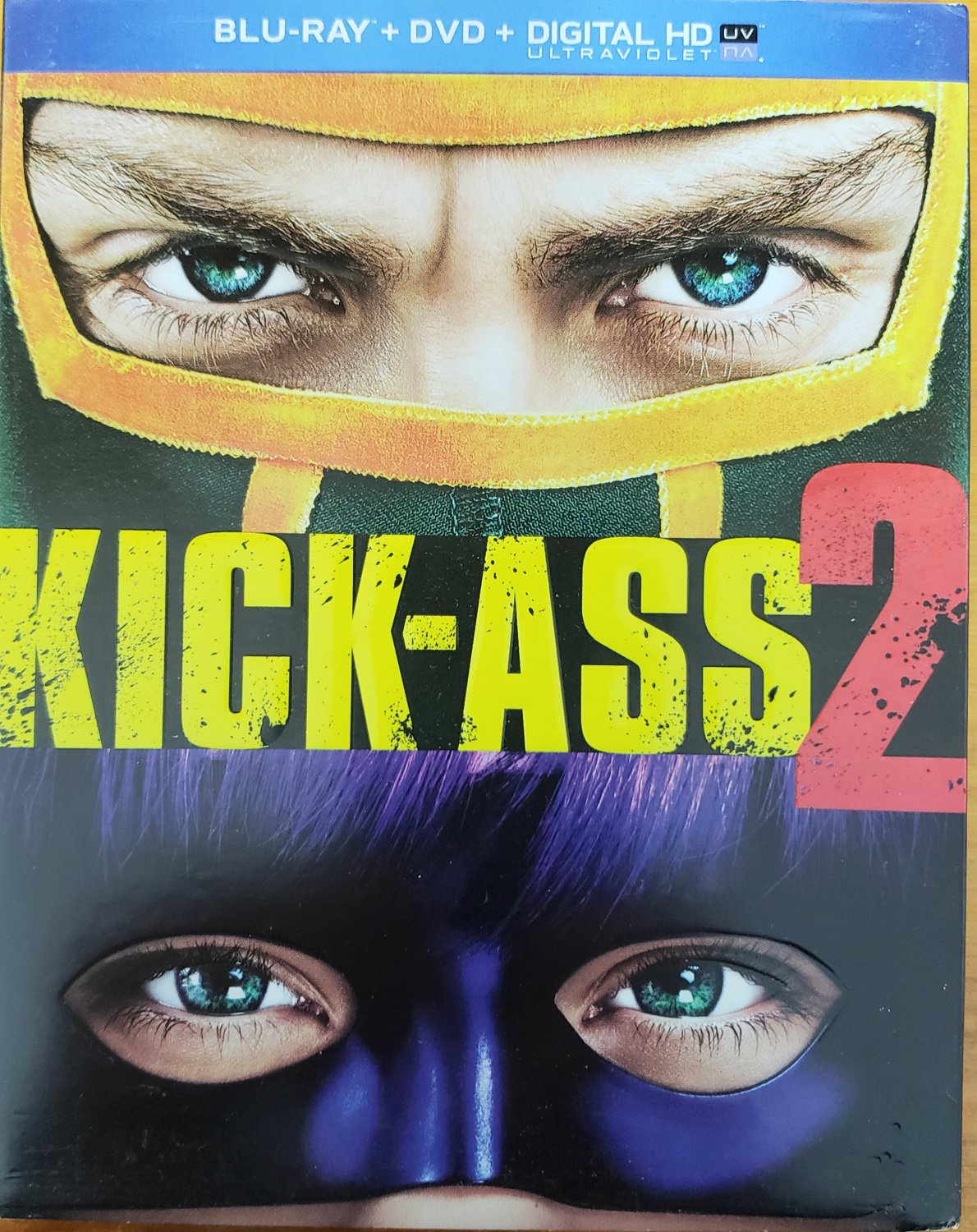 KICK-ASS 2 2013 BLU-RAY+DVD Aaron Taylor-Johnson, Chloe Grace Moretz