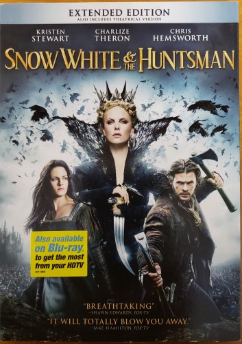 SNOW WHITE AND THE HUNTSMAN 2012 DVD EXTENED VERSION