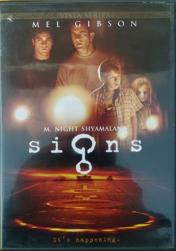 SIGNS 2002 DVD MEL GIBSON JOAQUIN PHOENIX