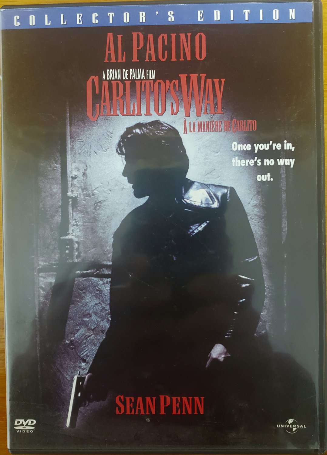 CARLITO'S WAY 1993 DVD COLLECTOR'S EDITION AL PACINO SEAN PENN