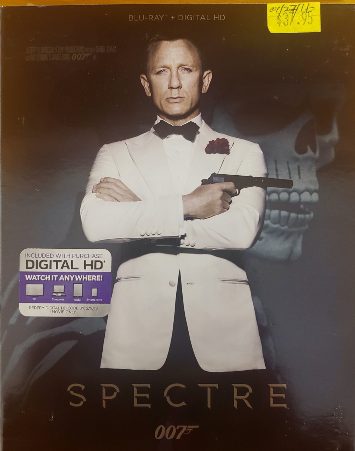 SPECTRE JAMES BOND 007 2015 BLU-RAY DANIEL CRAIG OLGA KURYLENKO