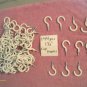 144 PIECE 1 1/2 inch WHITE PVC CUP HOOKS-PLANT HANGER-DISPLAYS, TRADE SHOWS NEW