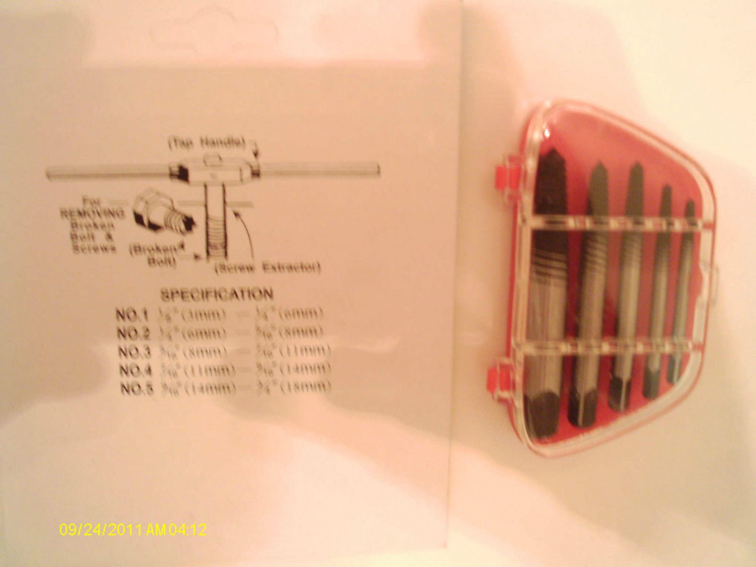 ease out bolt extractor kit