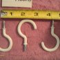 144 PIECE 2 inch WHITE PVC CUP HOOKS PLANT HANGER HOBBIES, DISPLAY, TRADE SHOWS