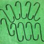 10 Pcs 5 inch S-Hooks Black w/PVC Display Plant Hanging Home Shop Garage Garden