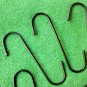 10 Pcs 5 inch S-Hooks Black w/PVC Display Plant Hanging Home Shop Garage Garden
