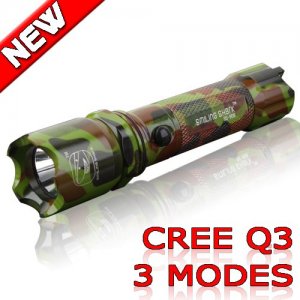 Super bright outdoor Torch Handy 3 mode LED Flashlight Waterproof for sporting