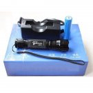 Wholesale LED Flashlight torch+charger+battery+gift box