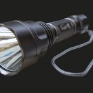 6PCS M3 155mm Ti 5 Mode Cree Q5 LED White Light 350 Lumens 350 Meters Waterproof Flashlight Aluminum