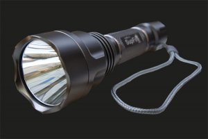 6PCS M3 155mm Ti 5 Mode Cree Q5 LED White Light 350 Lumens 350 Meters Waterproof Flashlight Aluminum