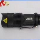 Wholesale 50pcs/lot free shipping Mini CREE LED Flashlight Torch, mini light flashlight