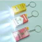 50pcs/lot flashlight key chains flashlights,exquisite little ornaments,LED lights