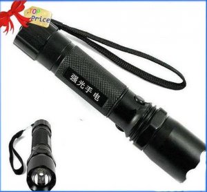 Wholesale 50pcs/lot free shipping Imported CREE LED Flashlight Torch, led light flashlight