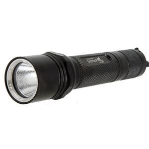 UltraFire WF 504B 5 Mode 350 Lumen CREE R5 White Light LED Flashlight Torch with Strap (Black)