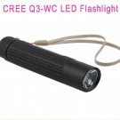 Wholesale CREE LED 3W 80Lumens SK38 Flashlight Torch