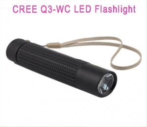 Wholesale CREE LED 3W 80Lumens SK38 Flashlight Torch