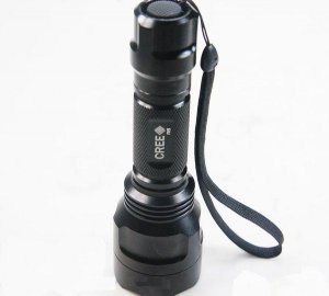 Wholesale Free Shipping+ Ultrafire C8 CREE R5 5 Mode Flashlight (1*18650 or 2*16340)