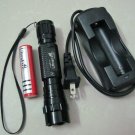 Wholesale Free Shipping+UltraFire WF 501B 3.7V~4.2V CREE R5 WC LED 5 mode Flashlight  With Charger