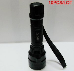DHL or EMS Shipping!!10pcs/Lot Uranusfire 900 Lumen 5 Mode Flashlight+Free Shipping
