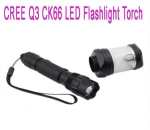 Wholesale CREE Q3 3M 175lumen LED Flashlight Torch CK66 w/Diffuse
