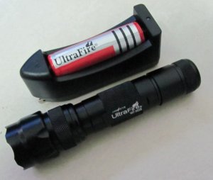 UltraFire WF 502B 3.7V~4.2V CREE XPG R5 WC LED 5 mode Flashlight  With Charger